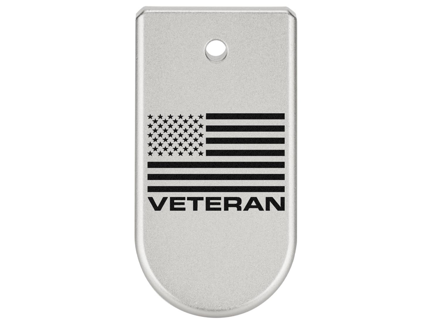 NDZ Glock 43X 48 Magazine Base Plate Extension Aluminum Silver